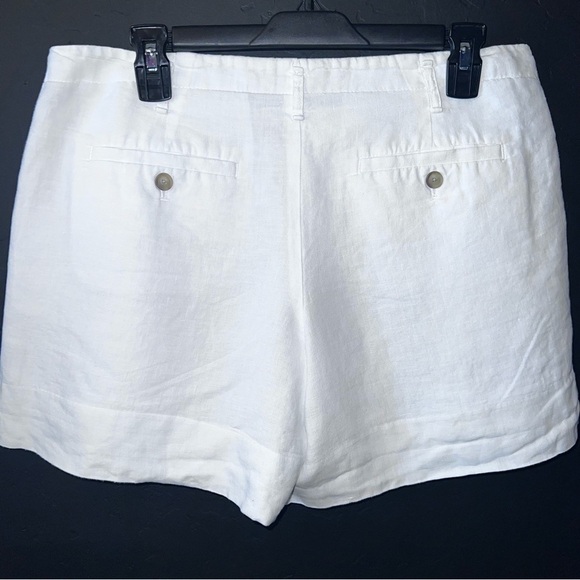 Ann Taylor Loft women shorts Color: white Size:6.                   100% Cotton - Picture 7 of 7